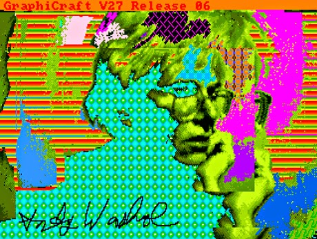 Andy Warhol's foray into digital art