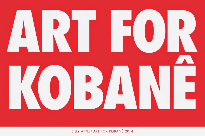 Billy Apple and Artspace support Artists for Kobane benefit auction