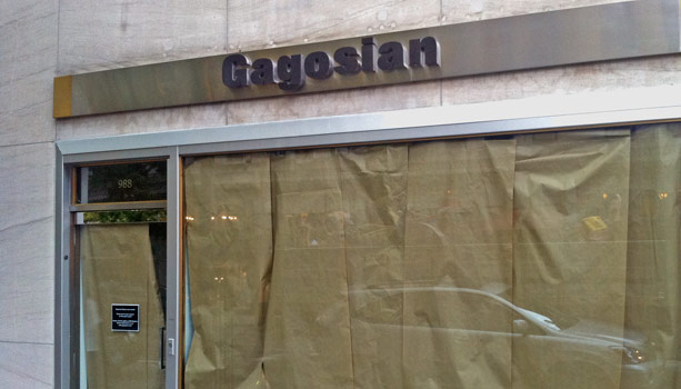 Gagosian closes Madison Avenue space