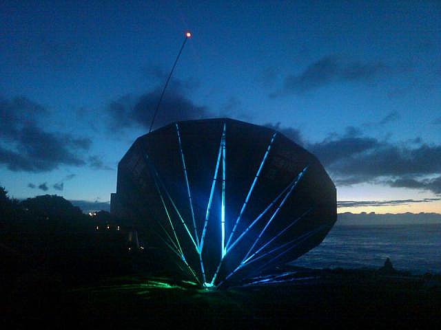 Yin Xiuzhen's Black Hole on New Plymouth's foreshore