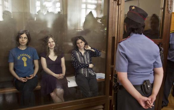 Pussy Riot receive two-year jail sentence