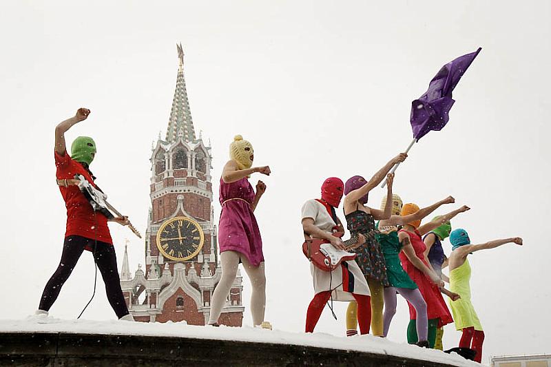 Pussy Riot members face jail terms over anti-Putin punk prayer service