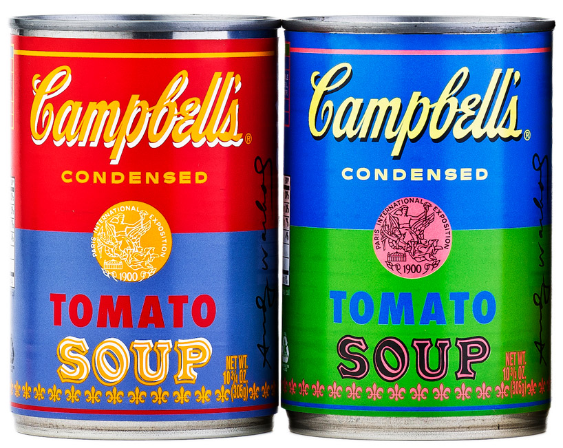 Campbell's launches a limited edition of Warhol-themed soup cans