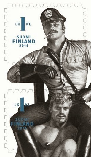 Stamp of approval for homoerotic artist Tom of FInland